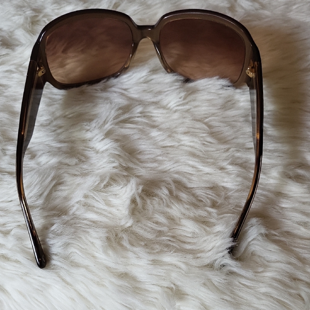 COACH FRAMES ONLY! Brown Oversized Sunglass Frames. - Picture 4 of 12